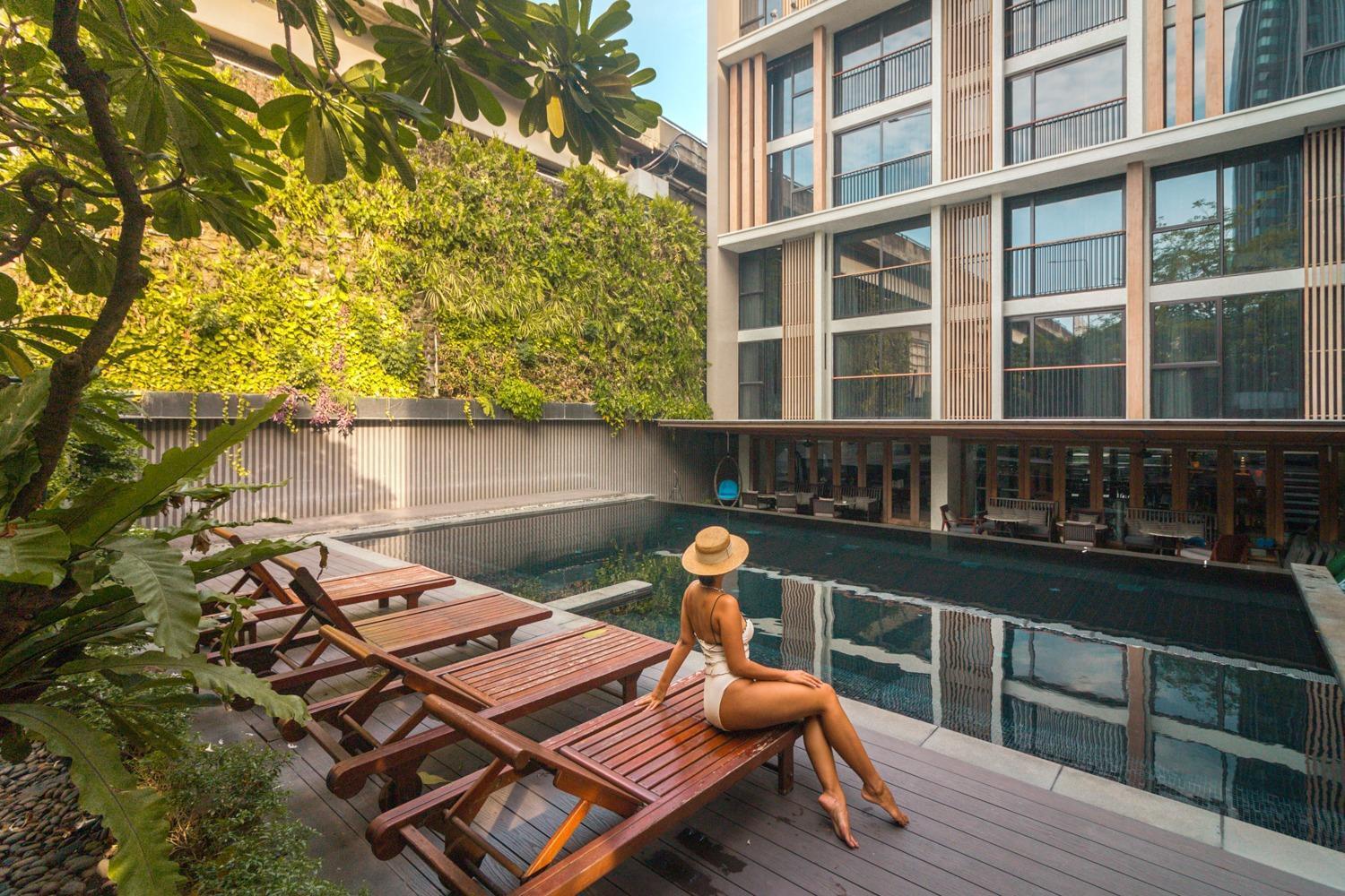 Arcadia Suites Bangkok Bagian luar foto